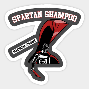 Spartan-Shampoo Sticker